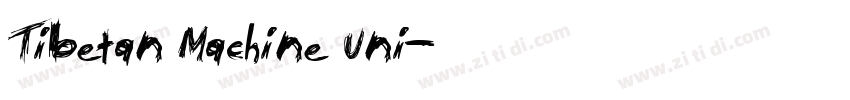 Tibetan Machine Uni字体转换